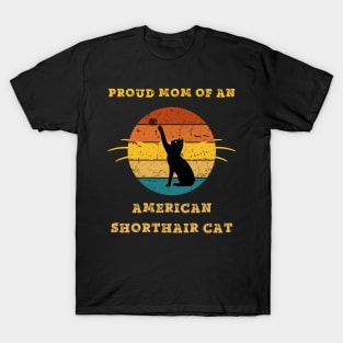 american shorthair mom cat T-Shirt